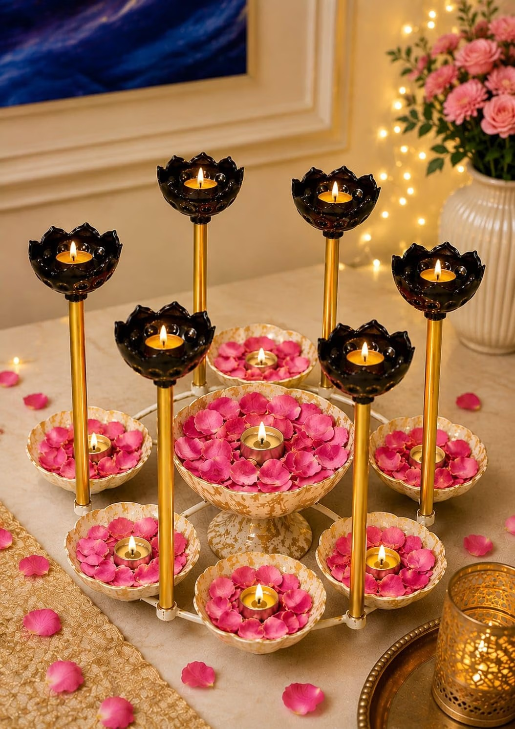Premium Lotus Urli Bowl - Image 2
