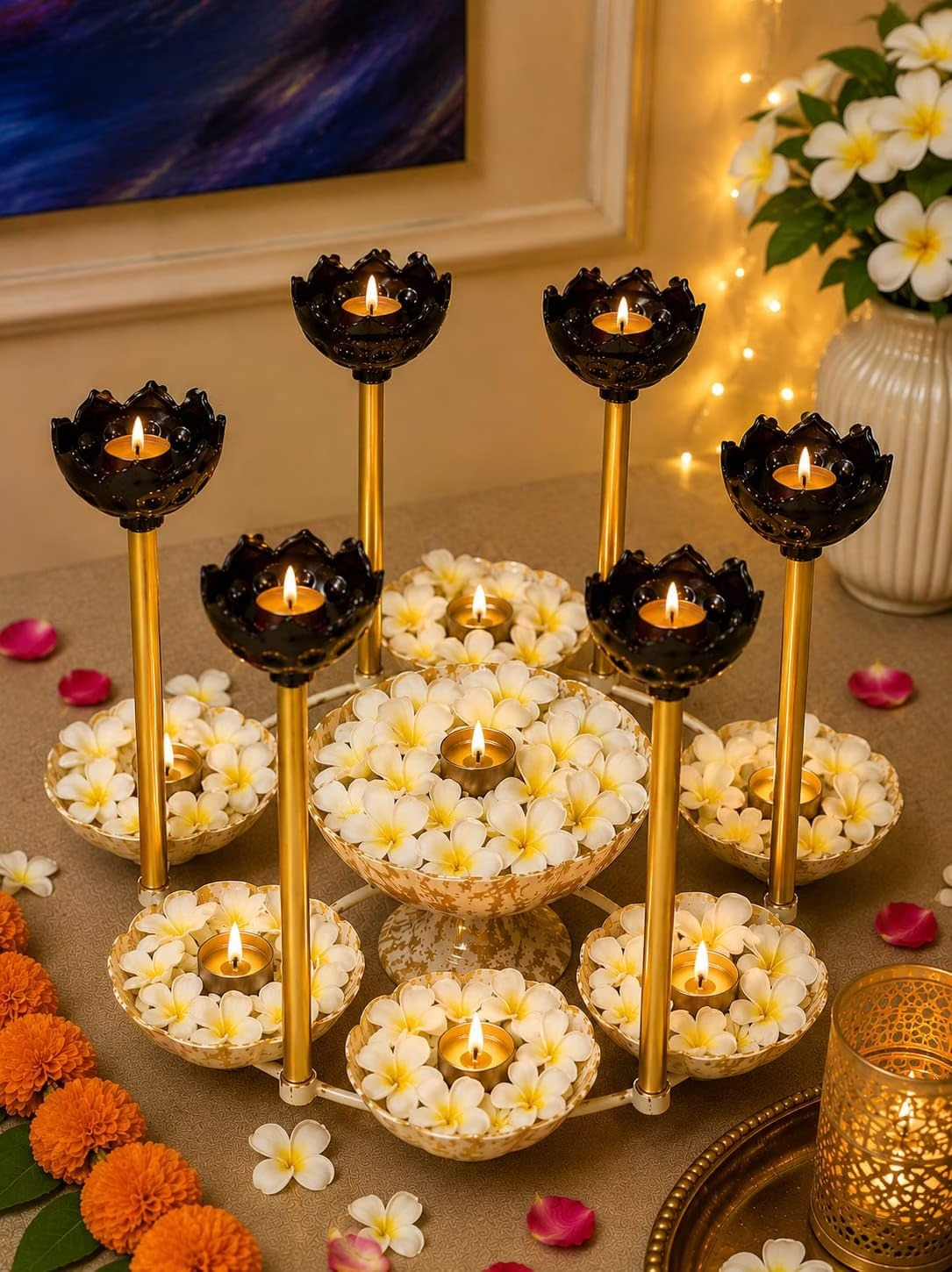 Premium Lotus Urli Bowl - Image 7