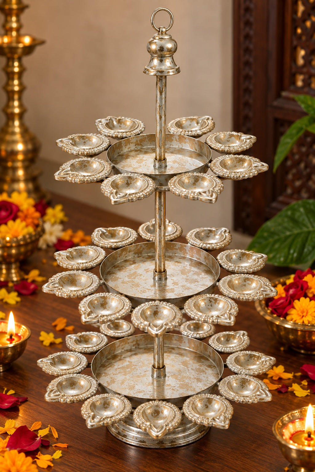 3 Tier Diya Stand product image